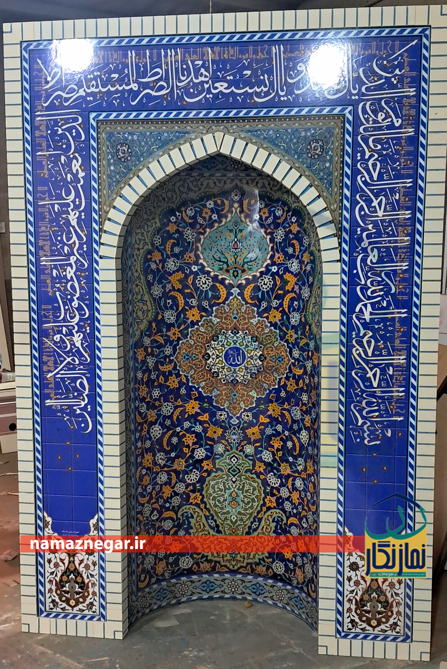 محراب چوبی طرح بشیر