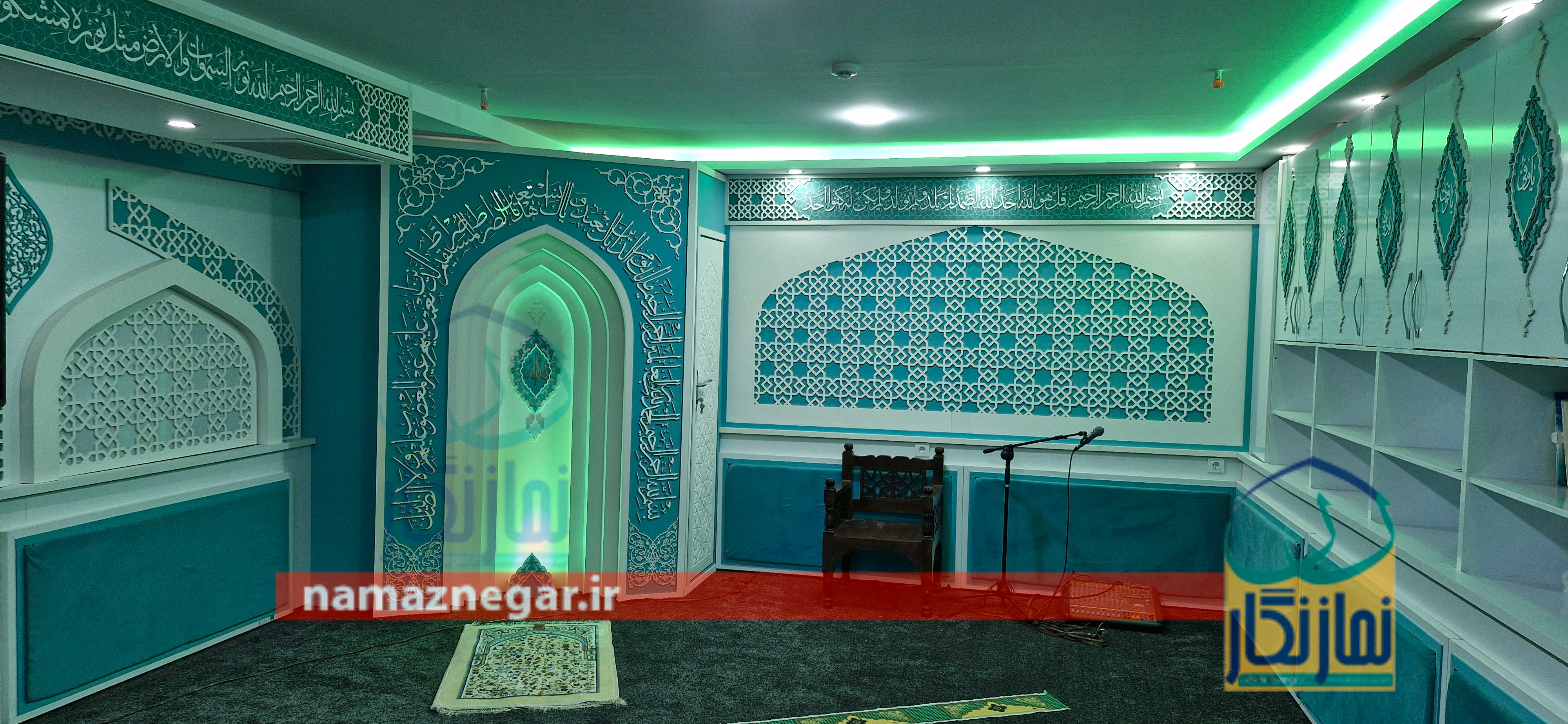 محراب معرق طرح ریحان 