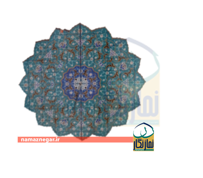 ترنج سقفی 120 سانتی -فیروزه ای