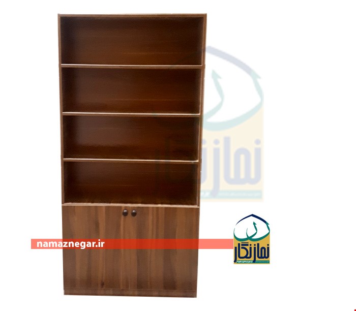 کتابخانه ساده 90*180 گردویی